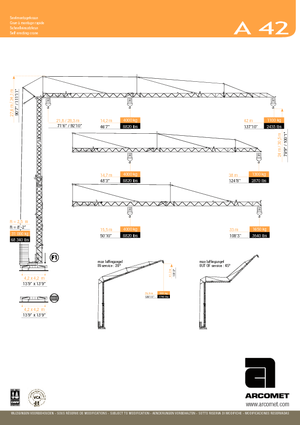 Toronydaruk - merevgém - alulforgó Arcomet A 42