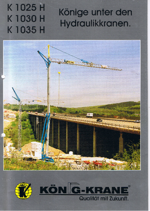 Toronydaruk - merevgém - alulforgó König K 1030 H (2,5m)