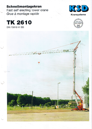 Toronydaruk - merevgém - alulforgó KSD TK 2610