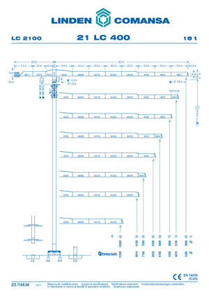 Toronydaruk - merevgém - felülforgó Comansa 21LC400