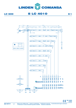 Toronydaruk - merevgém - felülforgó Comansa 5LC4010