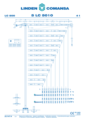 Toronydaruk - merevgém - felülforgó Comansa 5LC5010