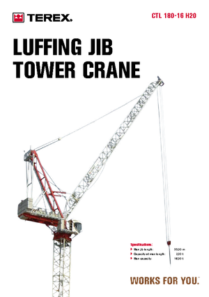 Toronydaruk - merevgém - felülforgó Terex Comedil (Zeppelin) CTL 180-16