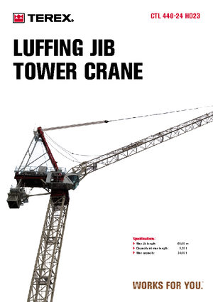 Toronydaruk - merevgém - felülforgó Terex Comedil (Zeppelin) CTL 440-24