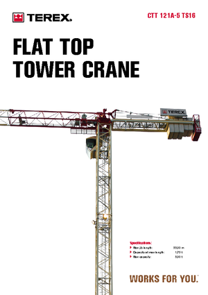 Toronydaruk - merevgém - felülforgó Terex Comedil (Zeppelin) CTT 121 A 5