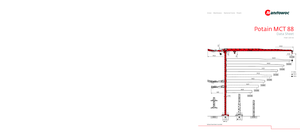 Toronydaruk - merevgém - felülforgó Potain MCT 88-5 t