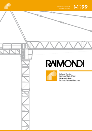 Toronydaruk - merevgém - felülforgó Raimondi MR 99-B