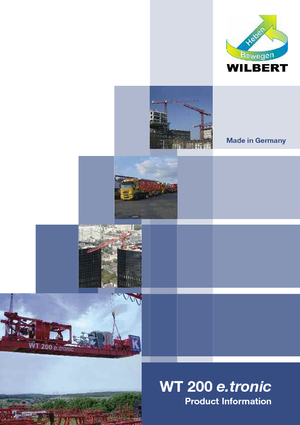 Toronydaruk - merevgém - felülforgó Wilbert WT 200 e.tronic