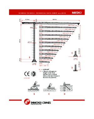 Toronydaruk - merevgém - felülforgó Raimondi MRT 243