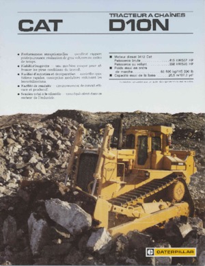 Dózerek Caterpillar D 10 N