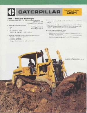 Dózerek Caterpillar D 6 H DPL