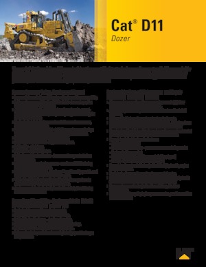 Dózerek Caterpillar D11