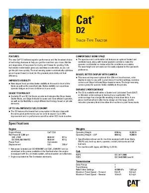 Dózerek Caterpillar D2 XL