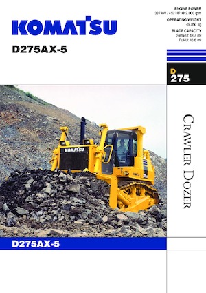 Dózerek Komatsu D275AX-5 