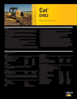 Dózerek Caterpillar D4K2 XL
