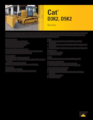Dózerek Caterpillar D5K2 XL SHIPHOLD/PORT HANDLING