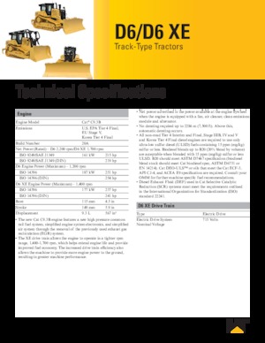 Dózerek Caterpillar D6