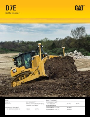 Dózerek Caterpillar D7E