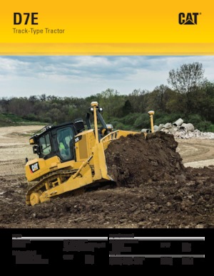 Dózerek Caterpillar D7E