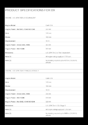 Dózerek Caterpillar D9