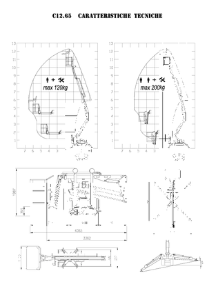 Lánctalpas töretőgémes munkaállványok Cormidi Airworks 1265 H