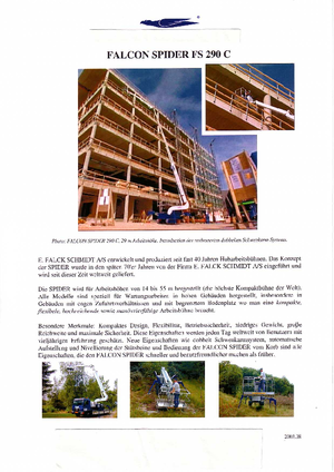 Lánctalpas teleszkópgémes munkaállványok Worldlift Industries AS - Rothlehner FS 290 C