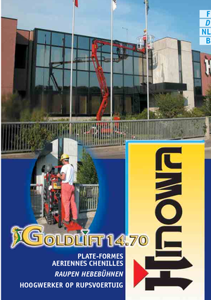 Lánctalpas töretőgémes munkaállványok Hinowa GL 14.70