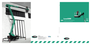 Lánctalpas töretőgémes munkaállványok Kato Imer Lem 2200