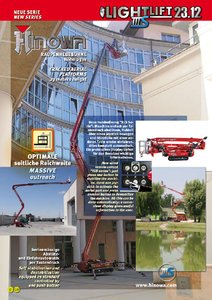 Lánctalpas töretőgémes munkaállványok Hinowa Lightlift 23.12 VA IIIS
