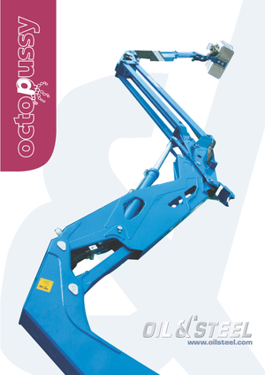 Lánctalpas töretőgémes munkaállványok Oil & Steel Octopussy 1412 Twin