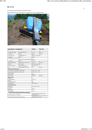 Lánctalpas teleszkópgémes munkaállványok Aichi SR12BJ