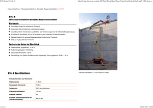 Lánctalpas töretőgémes munkaállványok JLG X 14 J-H