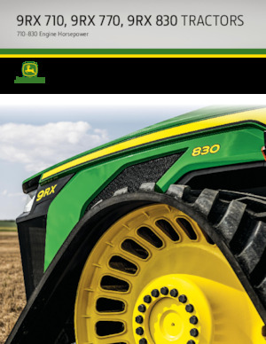 Lánctalpas traktorok John Deere 9RX 770 