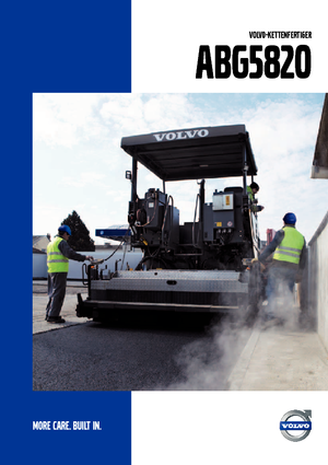 Lánctalpas finiserek Volvo ABG5820