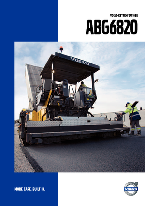 Lánctalpas finiserek Volvo ABG6820