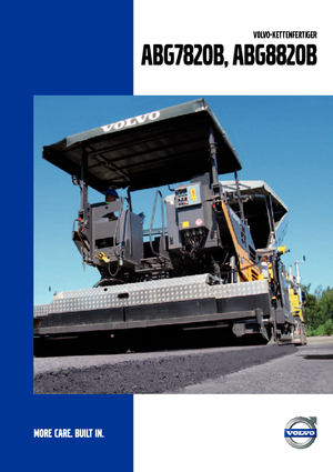 Lánctalpas finiserek Volvo ABG7820