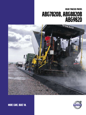 Lánctalpas finiserek Volvo ABG8820