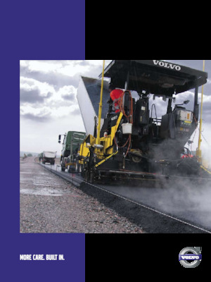 Lánctalpas finiserek Volvo ABG8820B