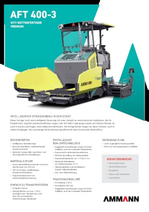 Lánctalpas finiserek Ammann AFT 400-3