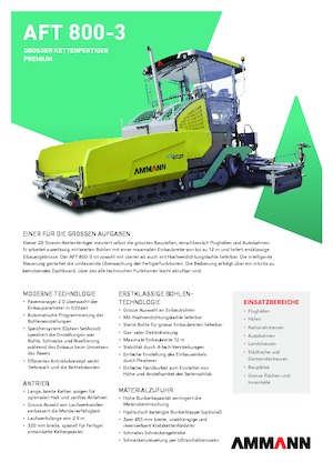 Lánctalpas finiserek Ammann AFT 800-3