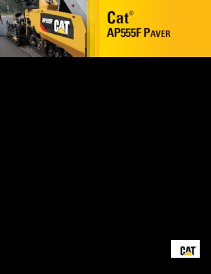 Lánctalpas finiserek Caterpillar AP555F