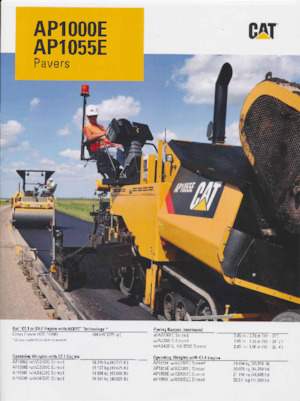 Lánctalpas finiserek Caterpillar AP1000E