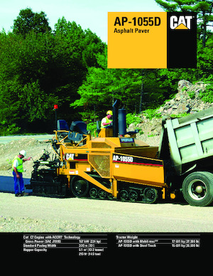 Lánctalpas finiserek Caterpillar AP1055D