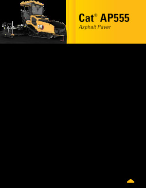 Lánctalpas finiserek Caterpillar AP555
