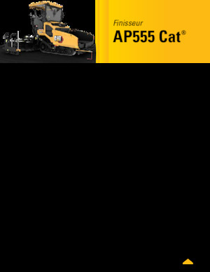 Lánctalpas finiserek Caterpillar AP555
