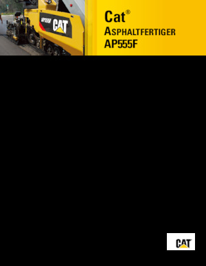 Lánctalpas finiserek Caterpillar AP555F