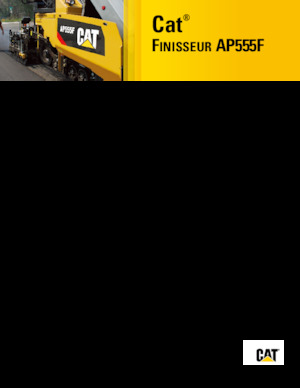 Lánctalpas finiserek Caterpillar AP555F