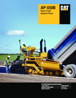 Lánctalpas finiserek Caterpillar AP650B