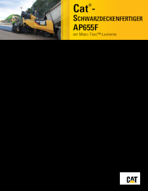 Lánctalpas finiserek Caterpillar AP655F