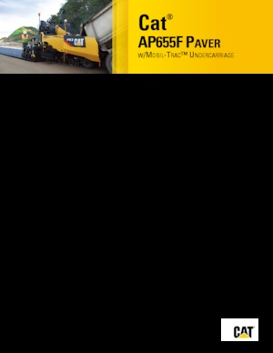 Lánctalpas finiserek Caterpillar AP655F